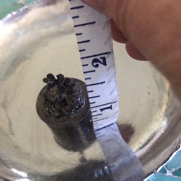 “Silver scenes” 91 silver plate fairy box,  Trinket box, fairies and mushrooms - Picture 8 of 11